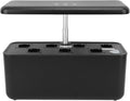 Acouto roponics Growing System with LED Lights and Pump Cycle for Indoor Vegetable Garden - 3 Modes Planter (Black)