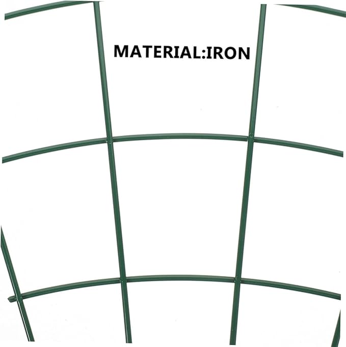 Toyvian 3pcs Small Metal Trellis for Indoor Climbing Plants Plant Support Easy to Install Elegant Design for Home and Garden Use Green