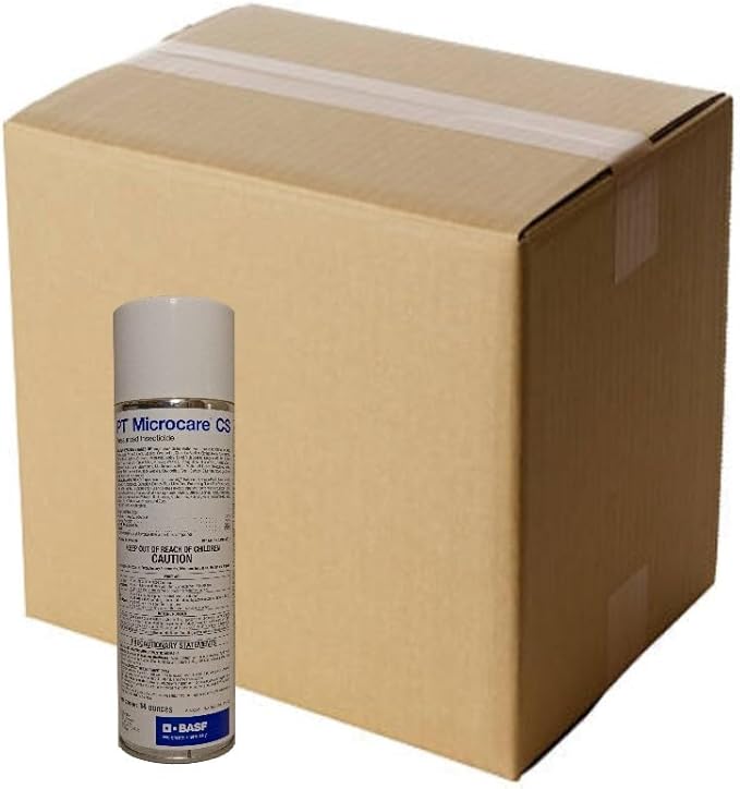 BASF 31460-c1 PT Microcare CS 14oz case Pressurized Insecticide White