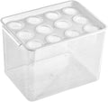 Indoor Hydroponics Tool Hydroponics Grower Kit Rectangular Sturdy 12 Hole Microgreens Growing Kit for Indoor Vegetables Home White Lid