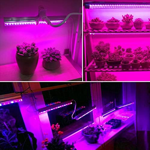 Fengyan Home Bulbs 1 Set AC85-265V LED Plant Light T5 Tube Plant Grow Light Full Spectrum LED Plant Grow Light Green Plant Household Lamp