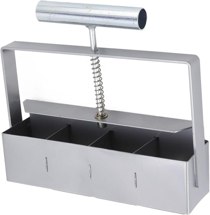 Soil BlockerStainless Steel Hand held Soil Blocking Tool for Outdoor Garden Vegetable Garden Seed Stater Tray Outdoor Plants