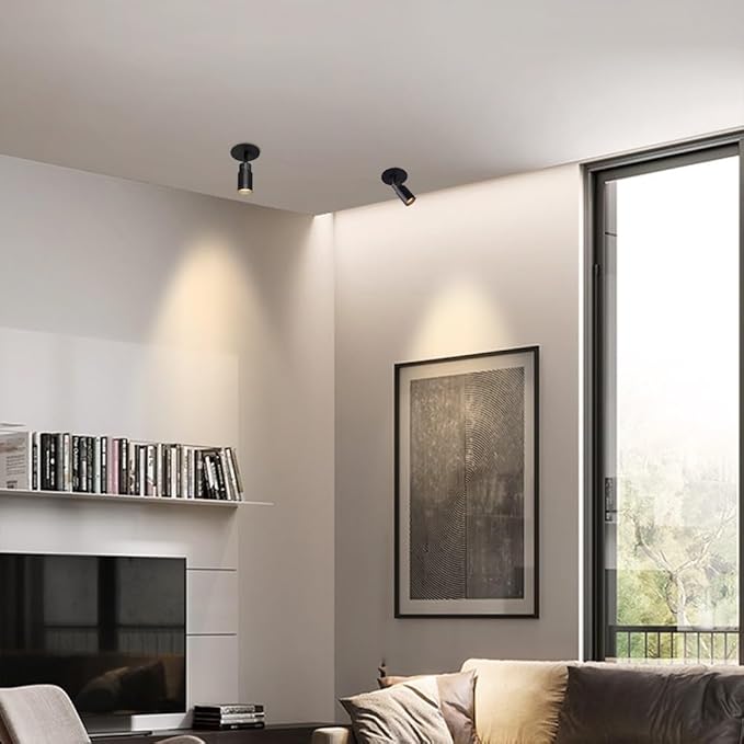 Spotlight 3w Recessed Lighting Fixture Zoomable 3°-60°Spotlights Adjustable Flush Mount Spotlight Directio l Focus Accent Lamps