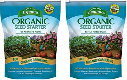 Espoma SS16 16-Quart Organic Seed Starter Premium Potting Mix (Тwо Расk)