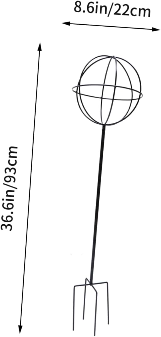 GANAZONO Spherical Flower Stand Made of Iron Plant Vine Shelf Garden Trellis Gardening Climbing Shelf