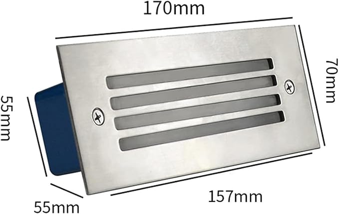 5W LED Underground Garden Light - IP65 Waterproof Recessed Spotlight for Patio Pathway and Steps