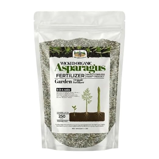 Old Cobblers Farm™ Wicked Organics Organic Asparagus Fertilizer - All-Natural Plant Nutrients for Healthy Growth (5lbs/10lbs/15lbs/20lbs) (20lbs)