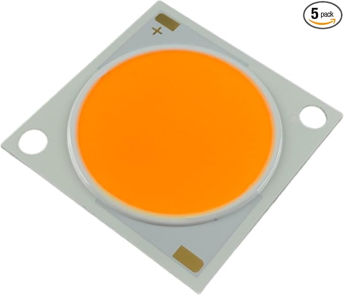 5X Pack CLU048-1212C4-403M2M2-F1 4000K 80CRI COB LED Chip Module max. 116.8W Version 6 500-2760mA 28x28mm. Projector Spotlight Horticultural Grow Light. Replacement for Cree CXB3590