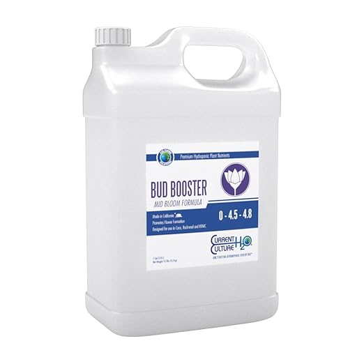 Bud Booster - Pure Liquid Fertilizers | Crystal Clear Blends | Consistently pH Stable | Developed for Hydroponic Applications - Gallon Size