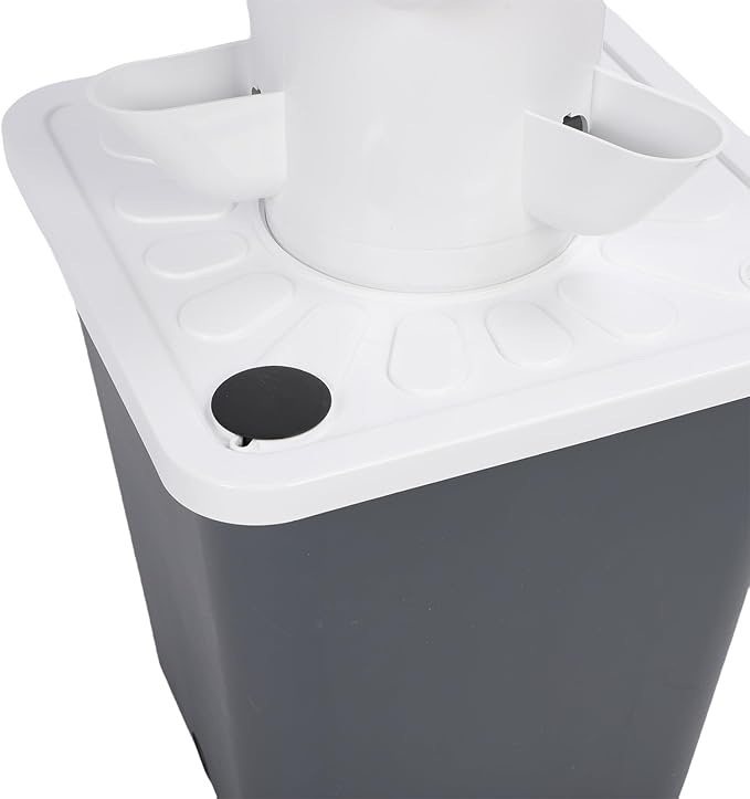 Aramox Vertical Hydroponic Growing System 18 Hole Hydroponic Tower with 10L Watertank for Home Space Saving Indoor Gardening for Vegetables (US regulations)