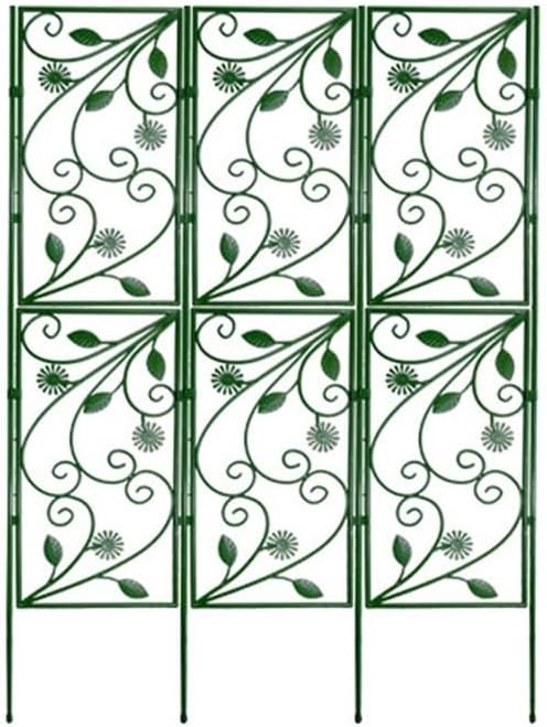 Rustproof Garden Trellis Climbing Plants - Plastic Support Frame Vegetables &amp Flowers - Indoor &amp Outdoor Use (120 x 38 cm)(90 * 58cm)