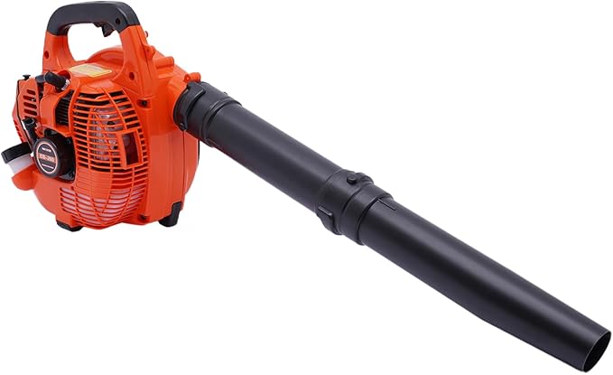 2-Stroke Cordless Leaf Blower 25.4cc Handheld Gas Blower for Lawn Care Yards - Orange (US Stock)