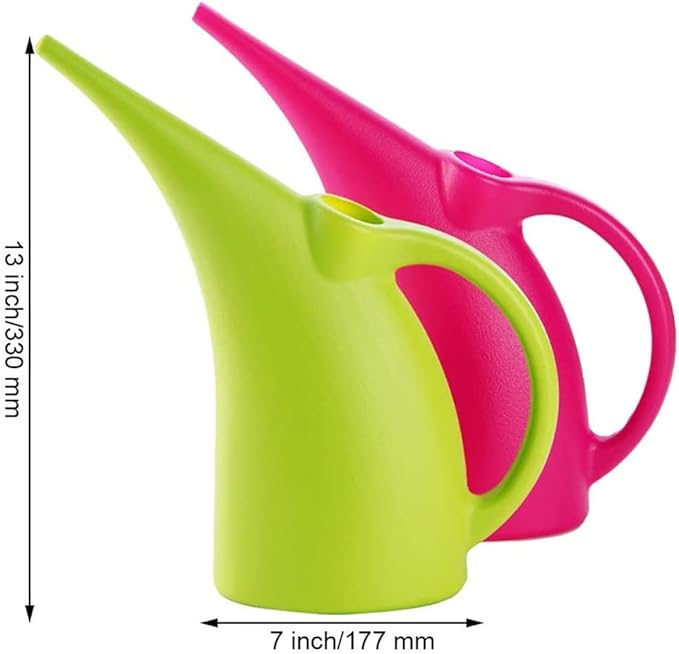 MyLifeUNIT 2 Packs Compost Bins Outdoor and Plastic Watering Can