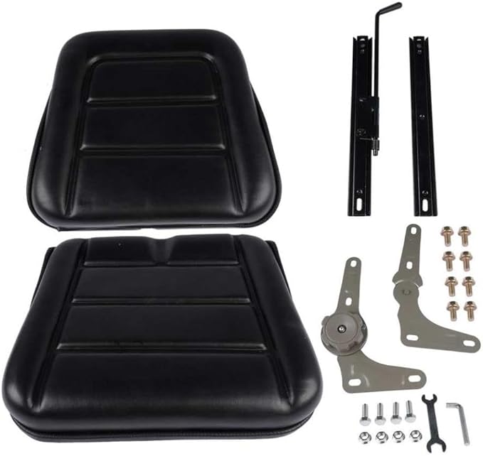 AP01 Universal Lawn Mower Sliding Rail Suspension Seat Compatible with Garden Loaders