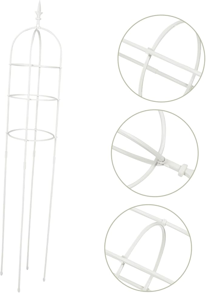 Plant Trellis Garden Climbing Plants Support Obelisk Trellis Holder Flower Pot Support