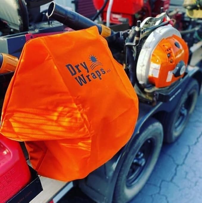 Waterproof Backpack Blower Cover (Orange)