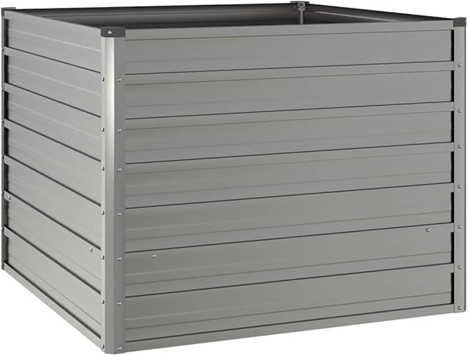 Corten Steel Outdoor Garden Raised Bed Garden Planter Box for Vegetables Flowers Herbs Rusty 39.4x39.4x30.3 Corten Steel-240