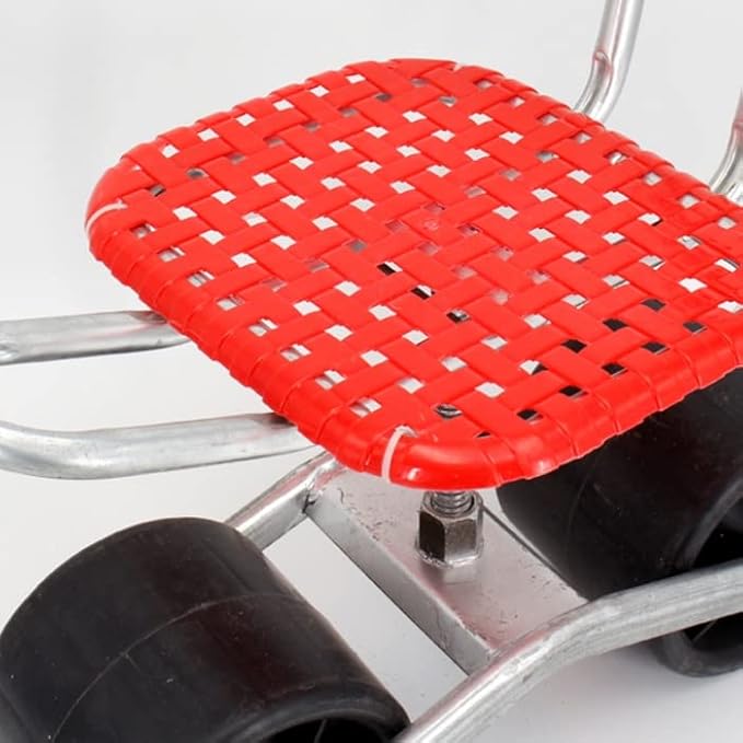 JSEIAJB Lazy Stool Planting Artifact Farm Work Stool Agricultural Lazy car Pulley Picking Small Mobile and 360 Degrees