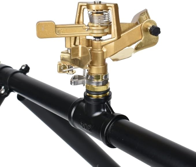 Roof Sprinkler System for Wildfire Defense – Fire Protection Sprinkler for Roofs Trees &amp Property | Durable Metal Outdoor Fire Sprinkler for Cabins Homes &amp Structures CWS105203