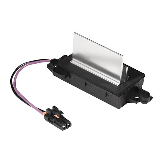 HVAC Blower Motor Resistor - Compatible with Chevy Cadillac GMC and Other GM Vehicles - Silverado Trailblazer Envoy Sierra Rainier - HVAC Control Module - Replaces 1580567 93803636 89018778