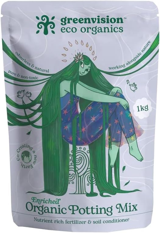 Enriched Organic Potting Mix 2.2 lb/1 kg Set of 2