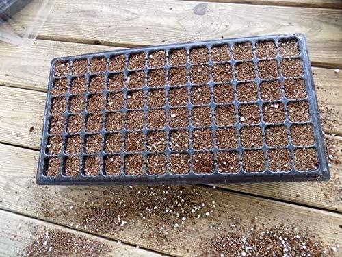 Bootstrap Farmer 50 Cell Seed Starting Trays Extra Strength 5 Pack Seedling Tray 1020 Inserts
