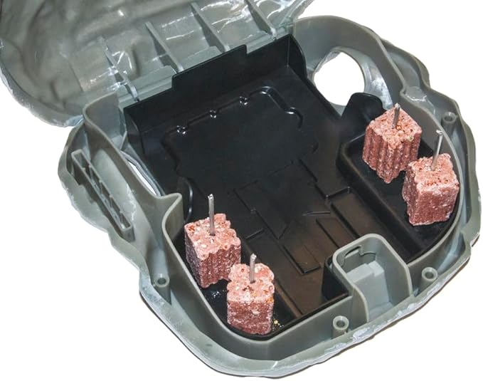 Rodent Rock 2G Bait Station – Discreet Tamper-Resistant Rodent Control – Durable Outdoor Bait Station with Natural Rock Appearance