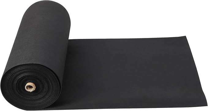 Heavy Duty Geotextile Landscape Fabric - 6oz PP 350N Tensile 440N Load Weed Barrier for Driveway Road &amp Erosion Control Size: 4FT*50FT-6.0OZ (1.22m*15.24m 170g) Specs: USA