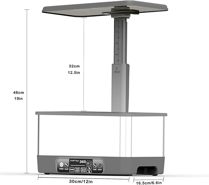 Hydroponics Growing System KitsAPP&ampWiFi 8 Pods Smart Indoor Herbs Garden with 24W Adjustable Height LED Growth Lightsfor Indoor Gardening GiftsVegetables Planter