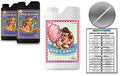 Advanced Nutrients Sensi Bloom A &amp B 1L &amp Bud Candy 1L Bundle w/Card &amp Pipette