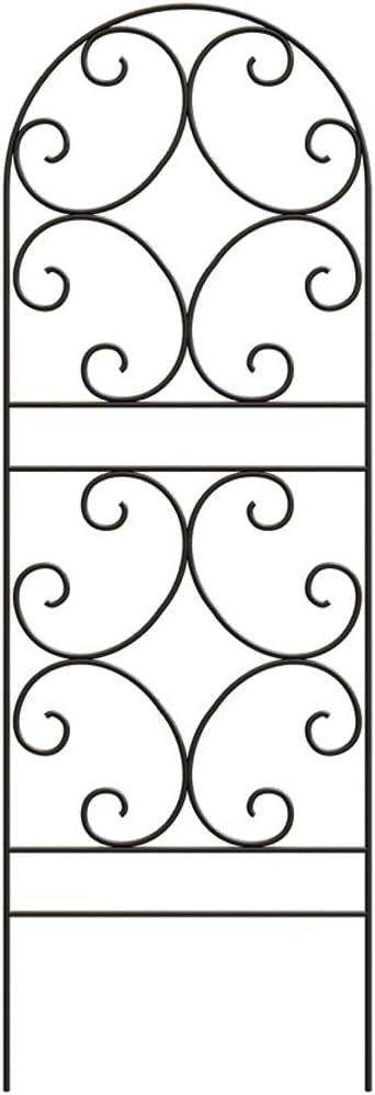 Panacea 84401 Scroll TrellisBlack
