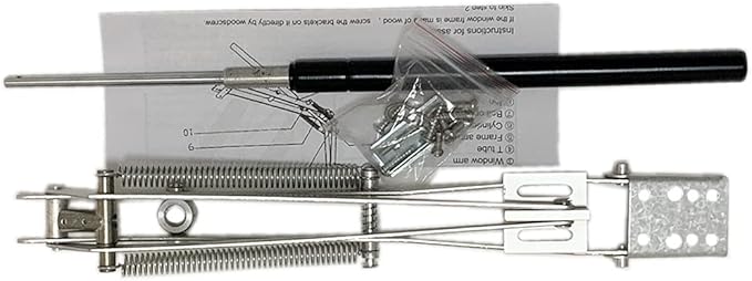 BIBISTORE Automatic Greenhouse Vent Opener Auto Solar Cold Frame Window Openers Agriculture Hothouse Roof Opening Kits Gardening Greenhouse Accessories-33 Lbs Lift CapacityTwo Springs