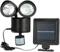 Solar LED Spotlights Double Head Reflector Light Body Sensor Outdoor Home Lighting Waterproof 22 LED Courtyard Landscape Street Lamp IP55 Fittings