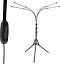Grow Light 80 LEDs Full Spectrum Grow Lamp with 3/9/12H Timer Flexible Floor Grow Lamp with 28-87 inches Adjustable Tripod Stand 3 Color Modes Vegetation Grow Light for Succulents