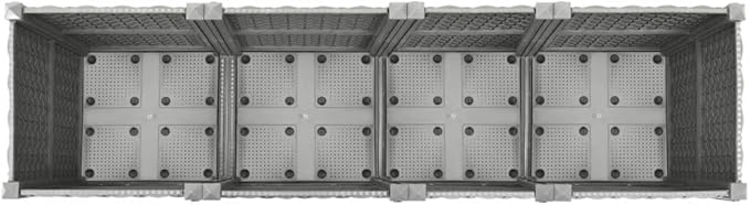 SKM Raised Bed 160x40x38 cm Polypropylene (Weight-16KG)-3296