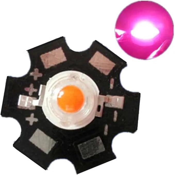 1w 3w LED Chip High Power LED Lamp Bead Light Red/Green/Blue/Full Spectrum Pink Plant Grow Welding Heat Sink Bulbs Chips 20pcs (Color : Warm white3000-3200k Size : 3W)