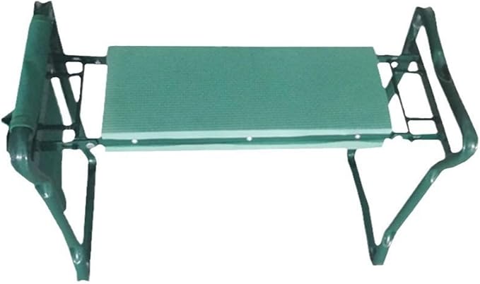 Upgraded Gardening Stool with Wide Soft Kneeling Pad Garden Kneeler and Bench for Seniors Featuring Large Tool Pouches Durable Foldable Design perfectfor Gardeners Outdoor Gardening Stool