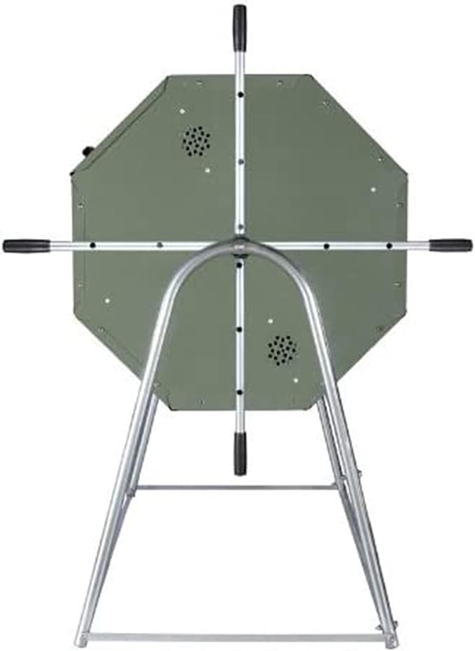 Jora Composter JK 400 - High Capacity Rotating Compost Tumbler - 13-21 Gal/Week - Heat Generating Insulated Design - Outdoor Compost Bin Tumbler - Dual Chamber Compost Tumbler