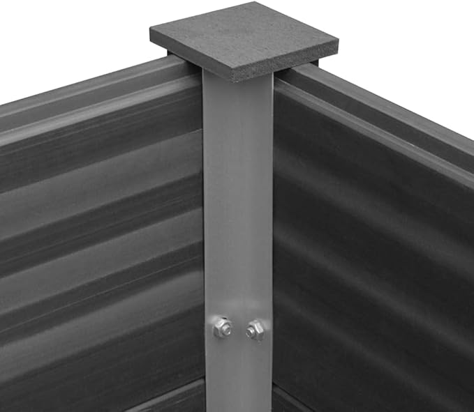 SKM Garden Raised Bed WPC 100x50x54 cm Grey (Weight-26KG)