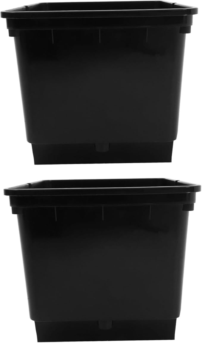 Milisten 1set Hydroponic Soilless Cultivation Buckets for Vegetables Fruits Easy Assembly Growing Box for Balcony Greenhouse Material No Lid