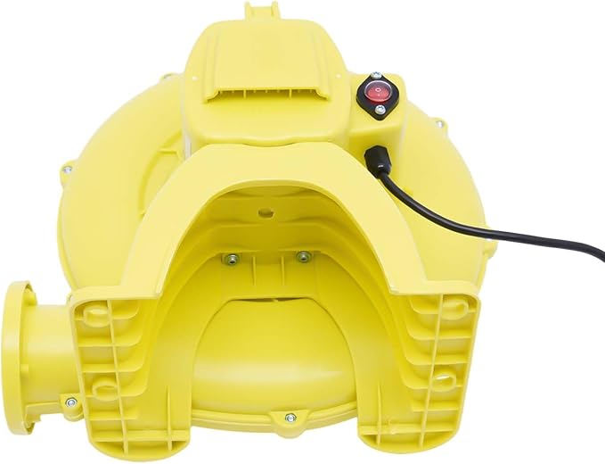 Air Blower Pump Fan 2150Pa Air Blower Jumping Bed Inflator Powerful Inflatable Bounce House Blower for Inflatable Water Slide Bouncy Castle Bounce House Speed 3250RPM 1118CFM Air Volume