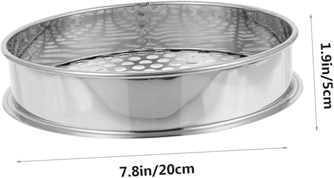 Manual Soil Sieve Uniform Mesh 2pcs Stainless Steel Sieves for Gardening Easy to Clean