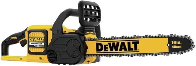 DEWALT FLEXVOLT 60V MAX* Blower &amp Chainsaw Combo Kit Brushless 3-Ah Battery (DCBL772X1 &amp DCCS670B)
