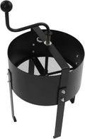 12'' Rotary Soil Sifter Compost Sieve Portable Hand Crank Soil Screener for Sand Gravel Compost for Home &amp Outdoor Use 2.47ft³ Capacity 0.39 * 0.2in Mesh Sifting Aperture