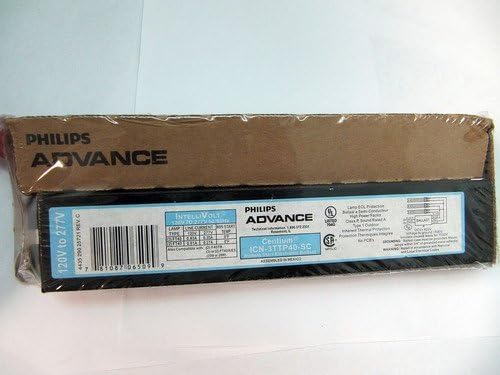 2L 3L ELECTRONIC CFL BALLAST 40W 120-277V INSTANT START L 9.50 W 1.7 H 1.18 1.25LB EA