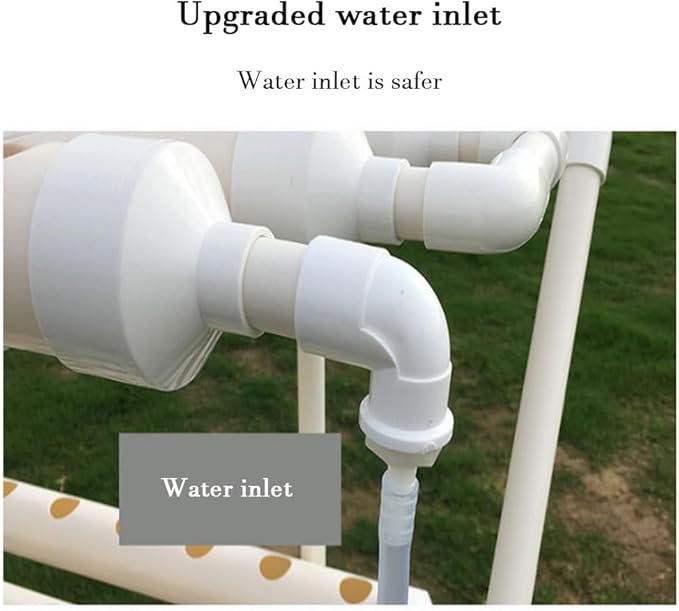 Hydroponics Growing System Tower Garden Hydroponics Growing System Automatic Irrigation System PVC Thickened Joints for Vegetable Fruit Herb