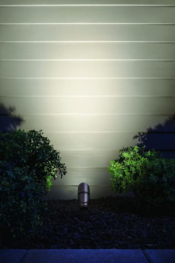 Kichler 16019CBR27 Transitional LED Landscape Accent from Landscape LED Collection in Brass Finish 6.00 inches
