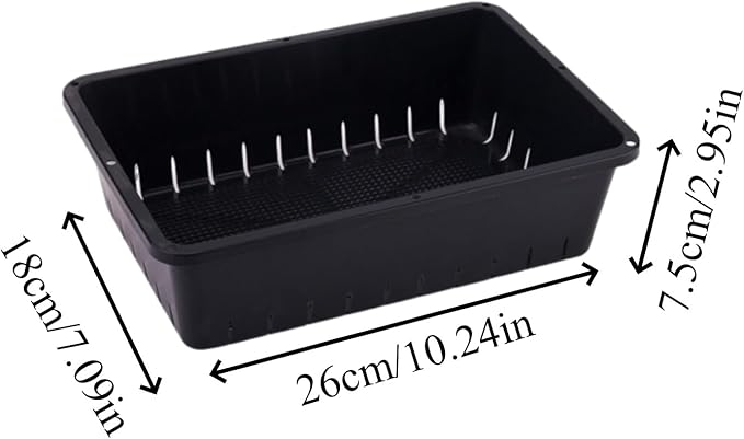Soil Blocker with A Seedling Tray 8 Cell 2 Inch Soil Block Maker Handheld Block Maker with 3 Sizes Seed Pins Garden Blocking Tools for Seedings Cuttings Greenhouses