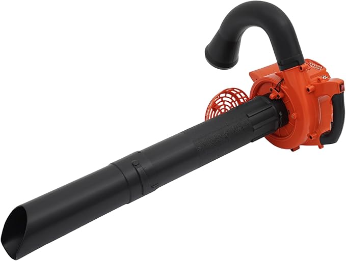 2-Stroke 25.4CC Gas Powered Leaf Blower 2-in-1 Handheld Leaf Blower &amp Leaf Vacuum Mulcher 275.45CFM Cordless Blower with Collection Bag for Lawn Yard Blowing Snow Dust Debris (260FSH)