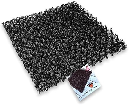 Victory 8 DekProTek Modular 1 ft x 1 ft (Pack of 12) Drainage Aeration Pad Deck Protector for Use with Pots Planters and Raised Beds